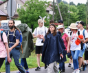 Pielgrzymi z Bieszczad w drodze na Jasną Górę