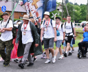 Pielgrzymi z Bieszczad w drodze na Jasną Górę