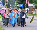Pielgrzymi z Bieszczad w drodze na Jasną Górę