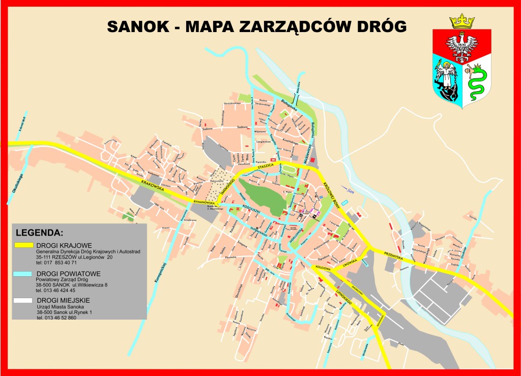 mapa drog