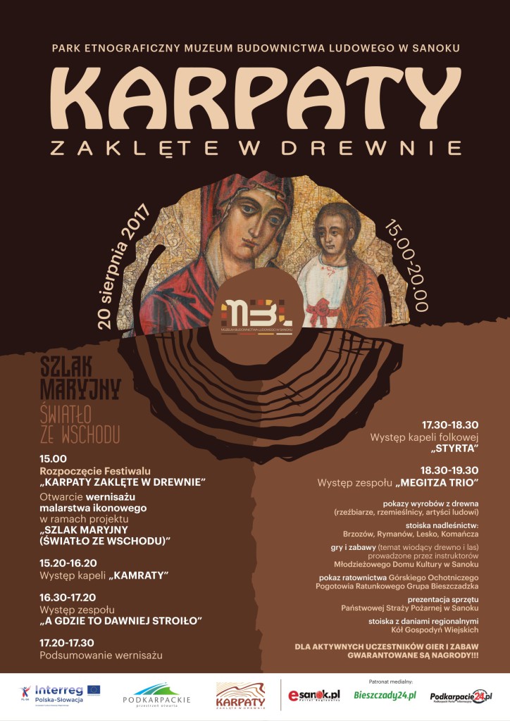 plakat A4 karpaty zaklete w drewnie-1
