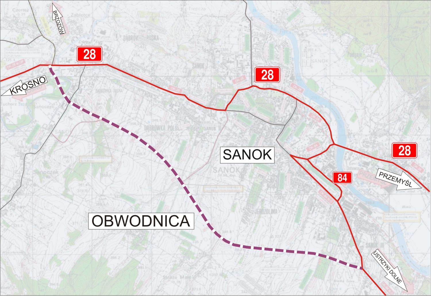sanok obwodnica