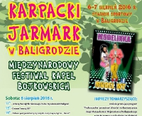 LESKO24.PL: Karpacki Jarmark w Baligrodzie. Będzie artystycznie i smacznie