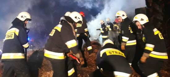 BESKO: Pożar pustostanu. 6 zastępów strażaków w akcji! (ZDJĘCIA)