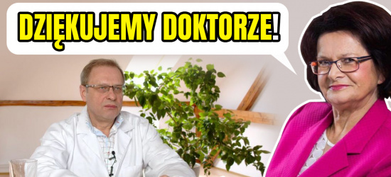 Poseł Kurowska dziękuje doktorowi Bodnarowi za to, że leczy ludzi amantadyną