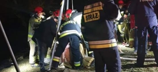 PODKARPACIE. 24-latek wpadł do studni. Był reanimowany, zmarł w szpitalu (FOTO)