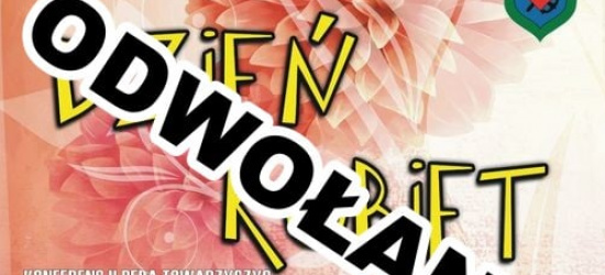 ZAGÓRZ: Konferencja ODWOŁANA!