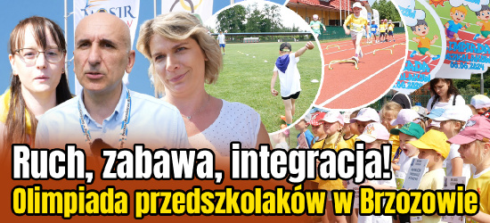 BRZOZÓW: Świetna zabawa i promocja aktywności! Olimpiada przedszkolaków (VIDEO)