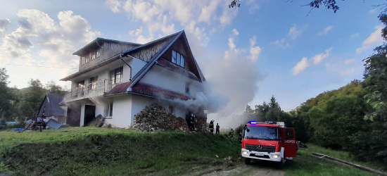 Pożar domu w Brzozowcu. Straty są ogromne (ZDJĘCIA)