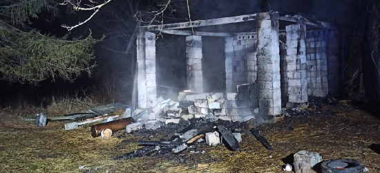 PODKARPACIE. Pożar zagrody. Spłonęło sześć kóz (ZDJĘCIA)