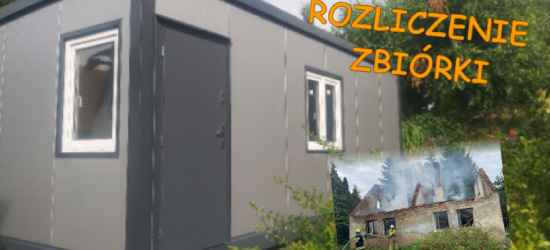 Rozliczenie zbiórki. „Odbudujmy dom Pani Reginy i Marii”