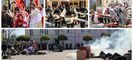 SANOK: Szum husarskich skrzydeł, wystrzały i bohaterscy lotnicy. Parada niepodległości na ulicach miasta (VIDEO, FOTO)