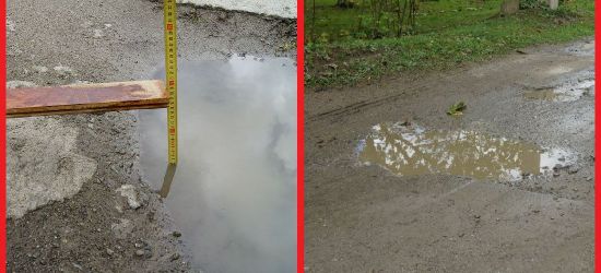 SANOK: 20 cm dziury. Ulica Mokra woła o remont! (ZDJĘCIA)