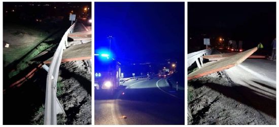 Spadł ładunek z tira, który zablokował częściowo drogę (FOTO)