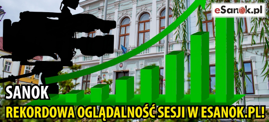 Rekordowa oglądalność miejskich sesji w esanok.life! Dziękujemy