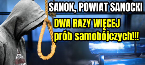 SANOK. Dwa razy więcej prób samobójczych! Zabijają się coraz młodsi… (ANKIETA)