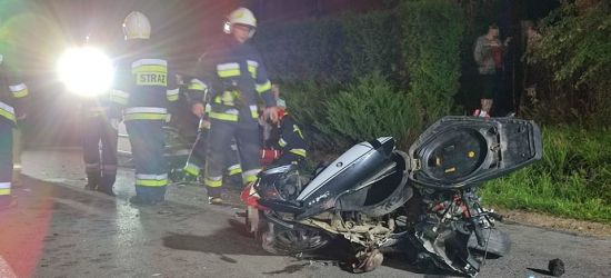 Zderzenie motocykla z osobówką w Strachocinie! (FOTO)