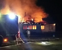 BIESZCZADY: Pożar świetlicy. Obiekt spłonął doszczętnie