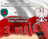 Uroczyste obchody Święta Konstytucji w Zagórzu. Zobacz program