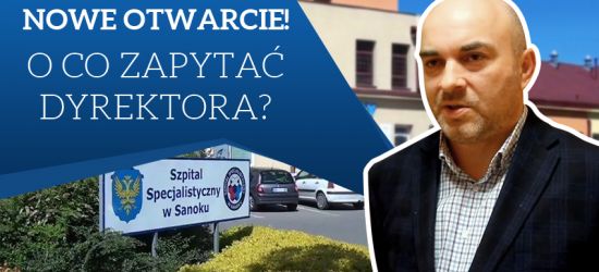 NOWY DYREKTOR SZPITALA: Woda głęboka, ale akwen znany! ZADAJ PYTANIE