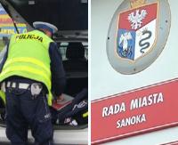 SANOK: Pijany radny miejski leżał na chodniku. Groził policjantom i krzyczał, że ich pozwalnia