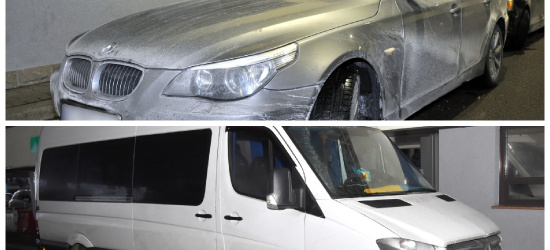 Próbowali wywieźć z Polski kradzionego mercedesa i bmw (ZDJĘCIA)