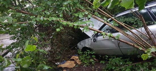 Czy wrak auta popłynie z nurtem rzeki? (ZDJĘCIA)