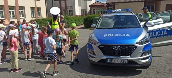 Mundurowi przypomnieli najmłodszym o bezpieczeństwie na drodze (FOTO)