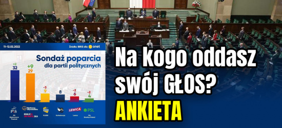 Najnowszy sondaż poparcia dla partii politycznych. Zagłosuj w ANKIECIE