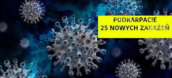 25 nowych zakażeń na Podkarpaciu