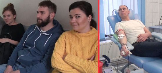 Wielkie serca sanoczan! Tłumnie oddają krew dla 7-letniej Oliwii (VIDEO)