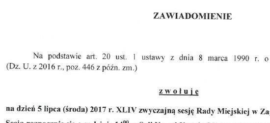 ZAGÓRZ: Ogłoszenie przetargu na sprzedaż nieruchomości w pasie działek budowlanych