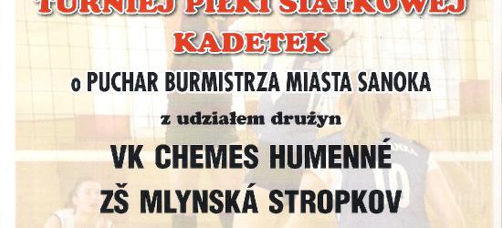 Powalczą o puchar burmistrza. W niedzielę międzynarodowy turniej siatkarek