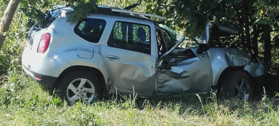 CZERTEŻ: Samochód uderzył w drzewo! Jedna osoba poszkodowana!