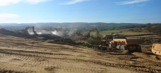 OBWODNICA SANOKA: Nowe migawki z placu budowy. Zobaczcie! (FOTO)