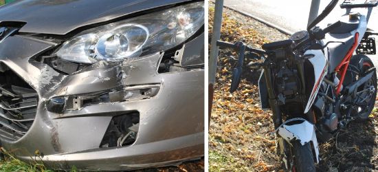 PODKARPACIE. 16-latek i 14-letnia koleżanka na motocyklu. Oboje w szpitalu (ZDJĘCIA)