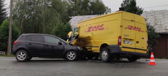 AKTUALIZACJA. Wypadek w Zagórzu. Jedna osoba poszkodowana (FOTO)
