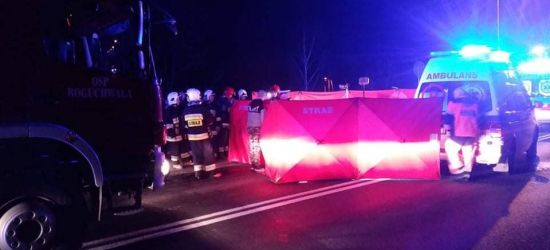 Tragiczny wypadek na trasie do Rzeszowa. Zginął pieszy, sprawca uciekł (FOTO)