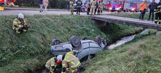 Wypadek w Golcowej. 4-latka z urazem głowy (FOTO)