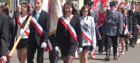 Uroczystości 3-go Maja w Sanoku. Niewielu sanoczan wzięło w nich udział (FILM)
