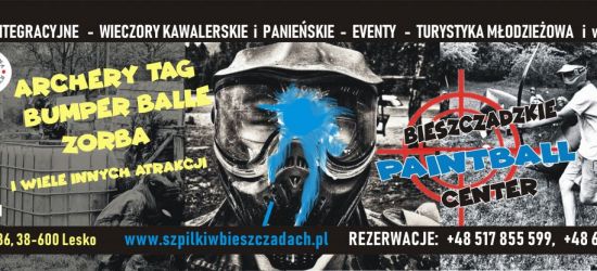 BIESZCZADZKIE PAINTBALL CENTER. Już otwarte!
