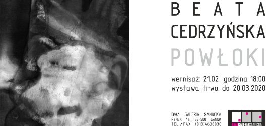 BWA Galeria Sanocka zaprasza: Beata Cedrzyńska POWŁOKI