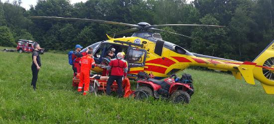 Jedna turystka z urazem głowy, druga kolana. Goprowcy i LPR w akcji (FOTO)
