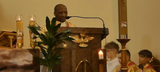TREPCZA. Gość z Nigerii ze świąteczną posługą (KAZANIE, VIDEO)