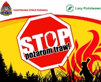 Wypalanie traw zagraża lasom!