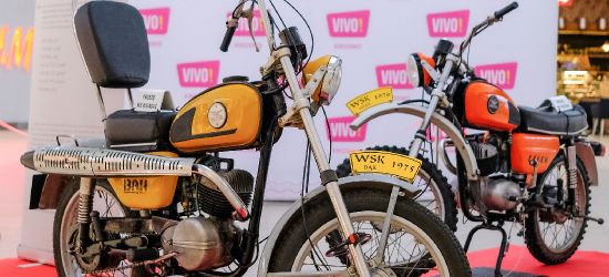 Kultowe motocykle WSK zawitały do VIVO! Krosno (ZDJĘCIA)