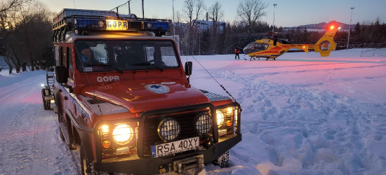 BIESZCZADY: 1,5 roczne dziecko potrzebowało pomocy! Akcja GOPR i LPR! (FOTO)