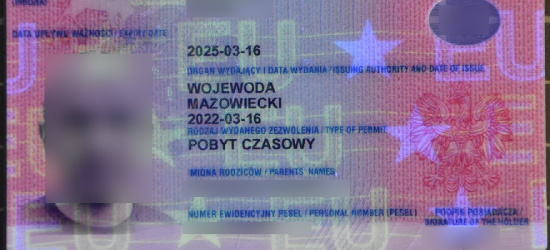 Autokar pełen fałszywych dokumentów