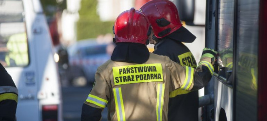 Pożar komina w jednym z największych zakładów pracy w Sanoku!