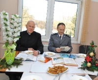 Spotkanie wigilijne w sanockiej komendzie (ZDJĘCIA)